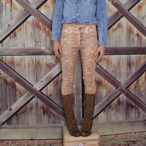 Guess snakeskin jeans